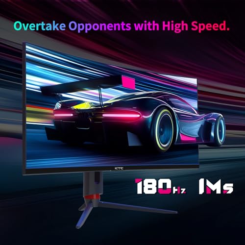 Image of KTC 34 inch Curved Ultrawide Gaming Monitor, 180Hz WQHD 3440x1440 PC Monitor, 21:9, 1ms, 1500R, Adaptive Sync, HDMI Display Port, PBP /PIP, Height /Tilt /Swivel /Pivot Adjustment, VESA Mount, H34S18S