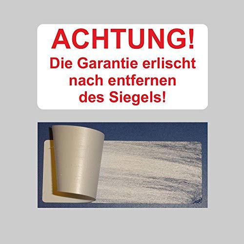 SECURITY WHITE PE Étiquettes de sécurité sur rouleau - 40 x 20 mm - 1000 pièces - rouge Cover