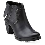 Clarks Women's Mission Halle Zipper Pull On Casual Boot