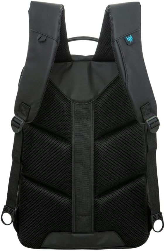 acer Predator Lite Gaming Laptop Backpack - Lightweight 1680D Ballistic Polyester with Water-Resistant Zippers and Ventilated Mesh Back Perfect For Everyday Commuting and Gaming - Fits 15.6" Laptops