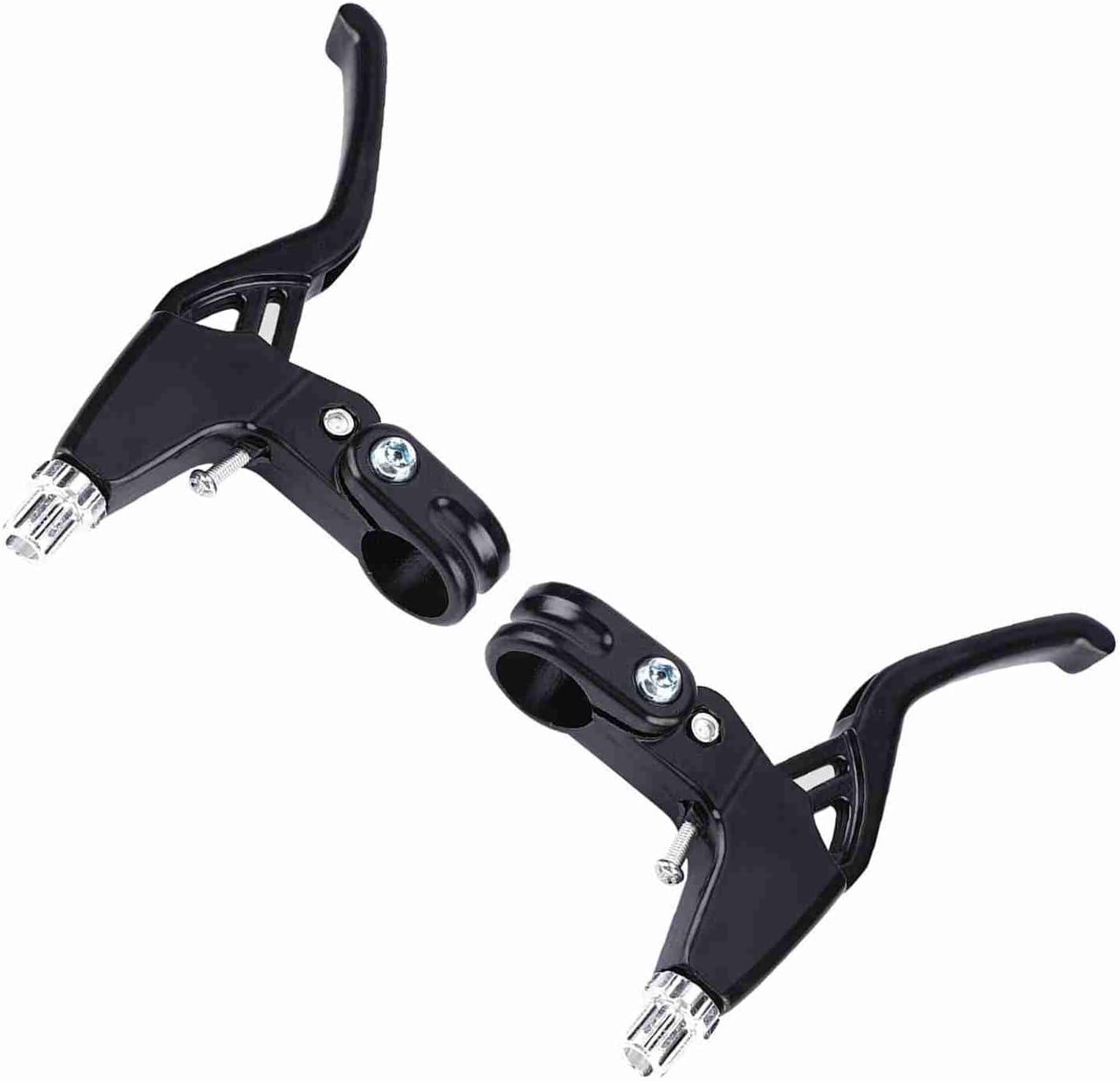 Kent Brake Handle, 1 Pair Brake Handles Aluminium Alloy Brake Handles for BMX Brake Levers Replacement (Black)