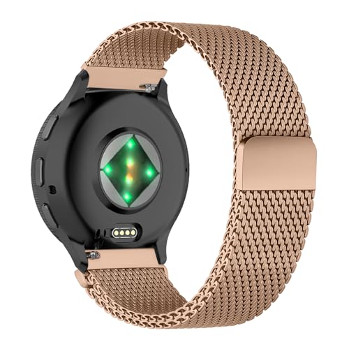 RicYeel �o���h Garmin Venu 4 3 2 45mm/265/265 Music/255/255 Music/570 47mm/Vivoactive 4�Ή� �X�e�����X�|�}�O�l�b�g���r���v�o���h �j�����p 22mm�����x���g ���߉\ ���b
