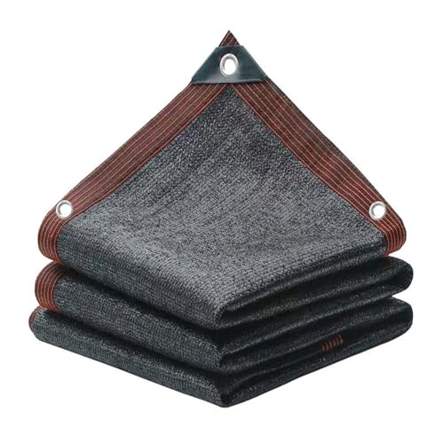 Sun Shade Sail, 3x4m Rectangle Garden Sunscreen Awning Canopy, Breathable Sail Shades, Sun Shades for Garden Outdoor Patio Party Pergola Balcony Camping, Black (Size : 3x5m)