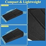 2 Set Squat Wedge Block 6 Pcs Slant Board for Calf Stretching with 5 Adjustable Angles, Heel Elevated Squat Wedge, Squat Wedges Weightlifting, Foam Squat Wedges for Workout, Calf Stretcher - Image 2