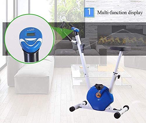 Image of 2 in1 Folding Exercise Bike Indoor Stationary Bike with Adjustable Magnetic Resistance Home Bicycle Magnetic Control Ultra-Quiet Indoor Sports Pedal Fitness Bicycle