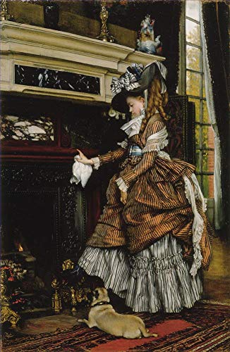 Peintures sur toile pour décorer un salon avec un tableau de Tissot