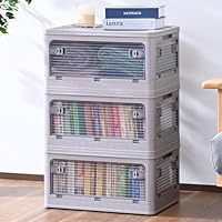 Amazon｜山善(YAMAZEN) 収納ボックス Lサイズ 積み重ね可 折りたたみ