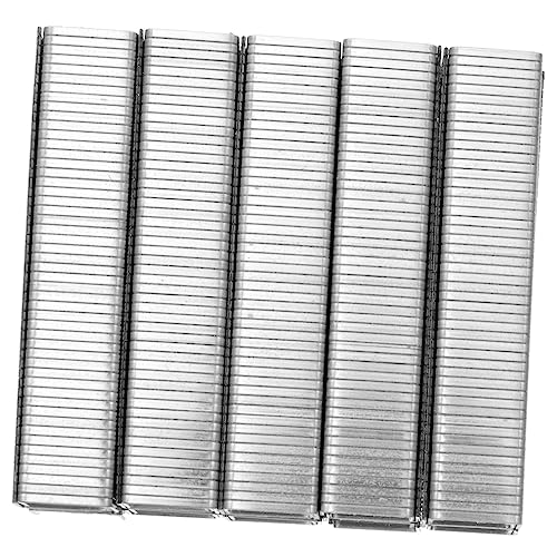 jojofuny 5000pcs Heavy Duty Door-Type Staples Nails for Nailer Precision Production for Furniture Trim and Picture-Frame Assembly for Industrial Use