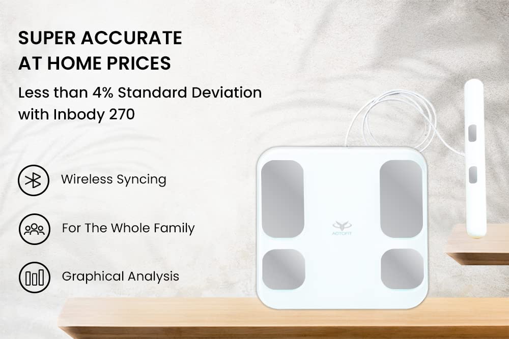 Buy Actofit Body Fat Analyser Smart Scale Pro Segmental Analysis