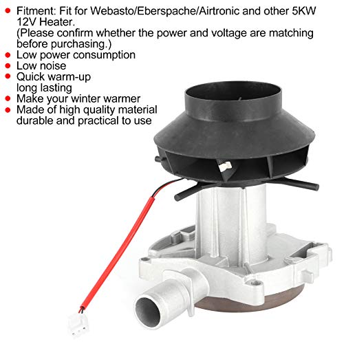 Image of Blower Motor Assembly 5KW 12V Combustion Air Fan Heater for Webasto Eberspache Airtronic