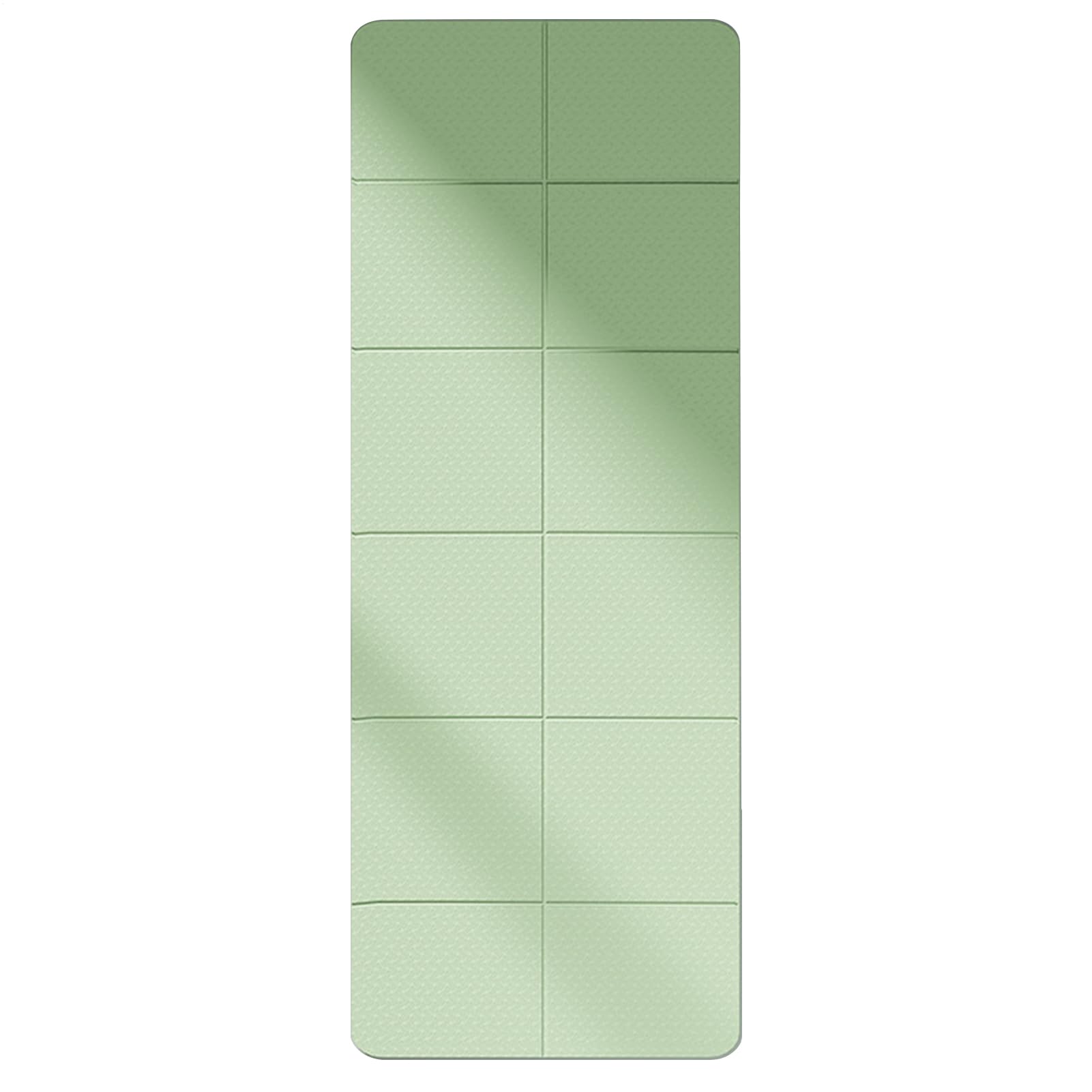 Esterilla plegable para hacer ejercicio, esterilla de ejercicio portátil, alfombrilla de ejercicio para pies descalzos, para hombres, entrenamiento, fitness, gimnasio, yoga, 183 x 61 x 0,3 cm