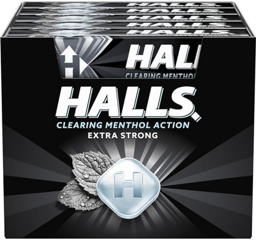 Halls Mentho-Lyptus Extra Strong Throat Lozenges Stick 33.5 g (Pack of 20)