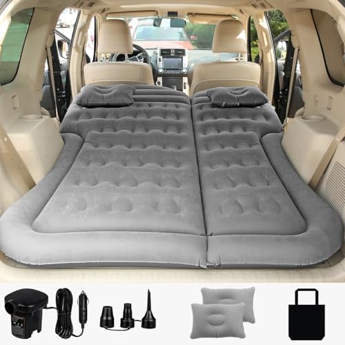 SAYGOGO SUV Air Mattress Camping Bed Cushion Pillow - Inflatable ...
