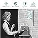 Flexzion Time Card Holder Wall Mount Expandable Time Clock Rack Double Row 20 Slot Rack Card Holder for 7 x 3.46-Inch Timesheets for Attendance Payroll Employee Assignment in Out Timecard Rack, Gray