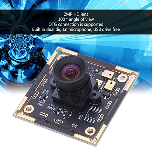 Module de caméra USB 30FPS Oumefar avec objectif 100 degrés et double micro numérique - 7