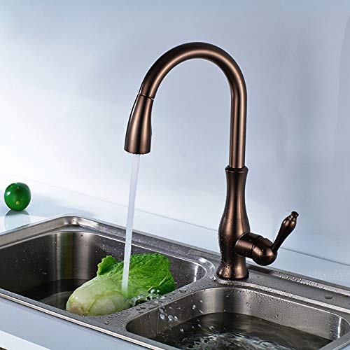 Robinet de cuisine en laiton haut de gamme avec finition chromée durable et design contemporain
