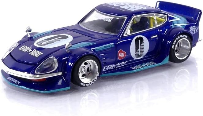 MINI GTDatsun Fairlady Z S30Z Wide Spec (Blue) (by Jun Imai) Kaido House 1/64 Diecast Model Car True Scale Miniatures KHMG024