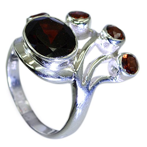 Bague Grenat Argent Durable : Finis les Bijoux Fragiles, Optez pour le Serti Lunette