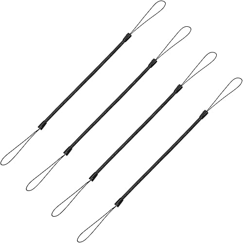 Mini Skater Cordón elástico de plástico para bolígrafos táctiles, bolígrafos retráctiles antipérdidas, correas de resorte en espiral, herramienta