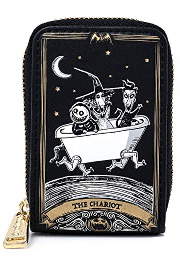 Loungefly x Disney The Nightmare Before Christmas Tarot Card Double Sided Accordion Wallet