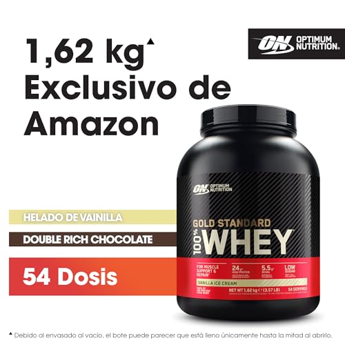 Optimum-Nutrition-Gold-Standard-100-Whey-Proteina-en-Polvo-para-Recuperacion-y-Desarrollo-Muscular-con-Glutamina-Natural-y-Aminoacidos-BCAA-Sabor-Helado-de-Vainilla-54-Dosis-162-kg