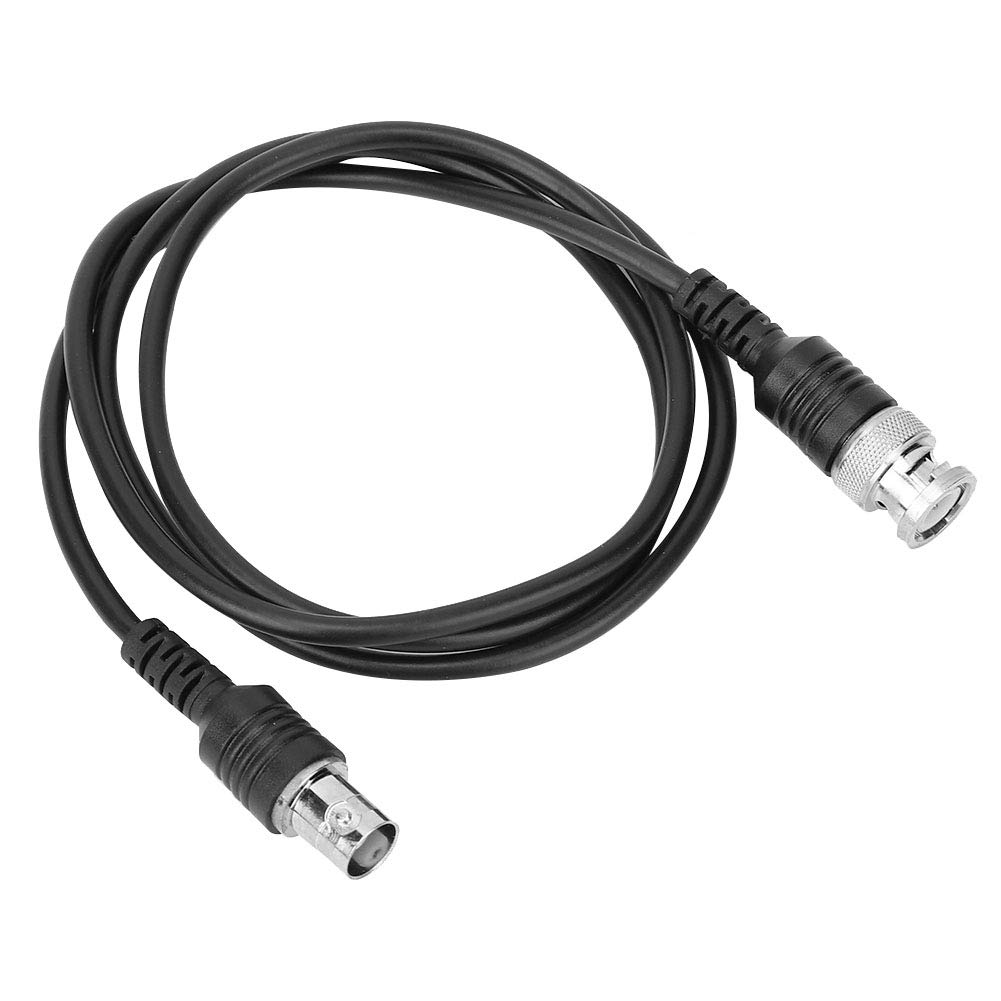 Haofy Koncentryczny Przedłużacz BNC Silnie Podłączony do Przedłużacza Monitorowania Oscyloskopu, 2 szt. Kabel z głowicą Męsko-żeńską do Czystej Miedzi 50 Ω, 1 M (Przedłużacz BNC)
