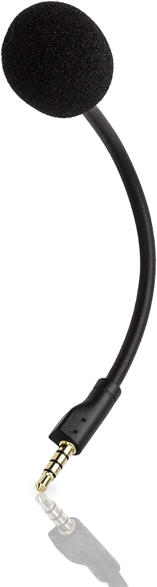 LEFXMOPHY Replacement Game Mic for Steelseries arctis 1, Nova 3X / 3P Headphones, Detachable 3.5mm Boom Microphone