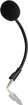 LEFXMOPHY Replacement Game Mic for Steelseries arctis 1, Nova 3X / 3P Headphones, Detachable 3.5mm Boom Microphone