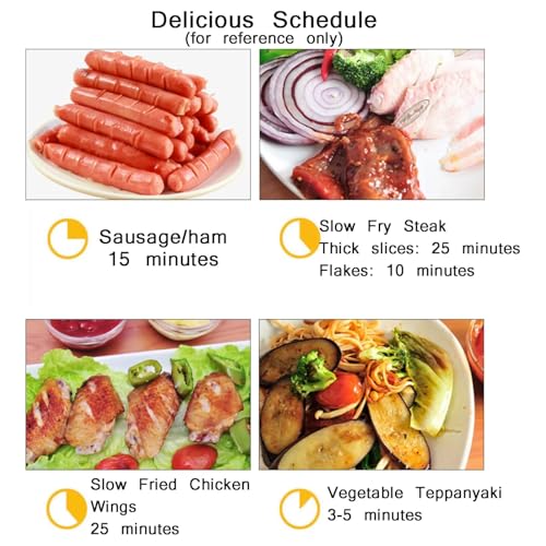 Vaporera eléctrica con Capacidad para 8 Perritos Calientes y Temperatura Ajustable, Ideal para Salchichas Bratwurst, Salchichas de Desayuno y más.