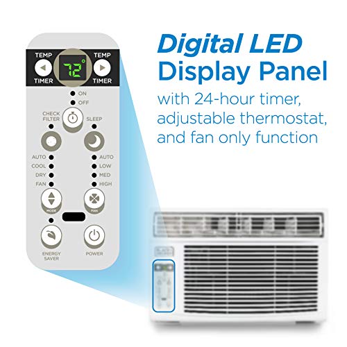 Black+Decker BD06WT6 Window Air Conditioner 6000 Btu, Ac Window Unit Cools Up To 250 Square Feet thumb #2