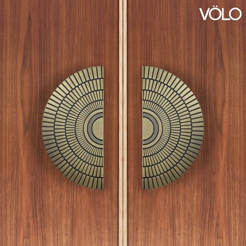 Image of VOLO Main Door Handle - Heavy Duty Pull Handle for Wooden & Glass Doors in Home, Office & Hotel Use (Model: S-626) - Pack of 1 Set (Antique - 96MM)