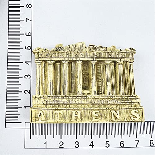 Imán decorativo souvenir Atenas Grecia para refrigerador miniatura 6