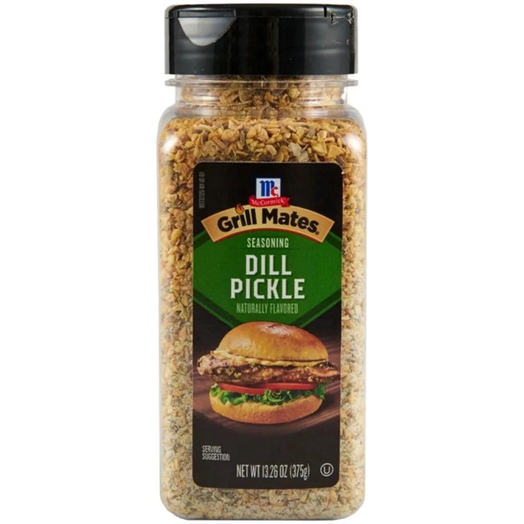 McCormick Dill Pickle Seasoning 13.26 oz (375g) Large Bottle by Grill Mates – 13.75 Ounce (Pack of 1)
