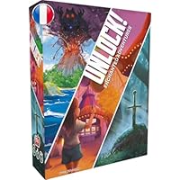 Asmodee - Unlock! Enchanted Adventures - Space Cowboys - Jeux de société - Jeu d'escape Game coopératif - 3 Aventures inédites - Dès 10 Ans - 1 à 6 Joueurs - 60 Min - Version Française