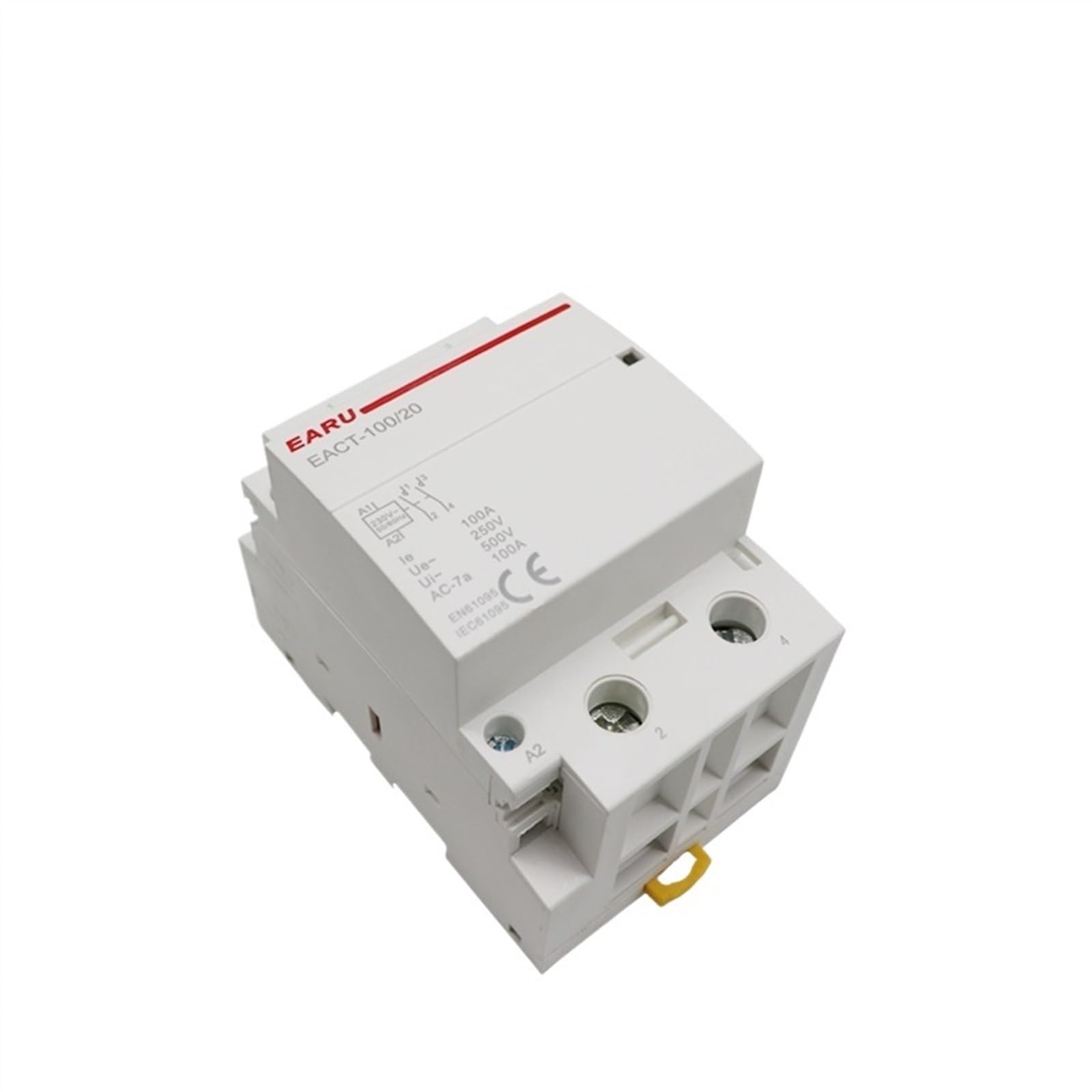 Contacteur modulaire 2P 100A 230V sur rail DIN pour tableau électrique
