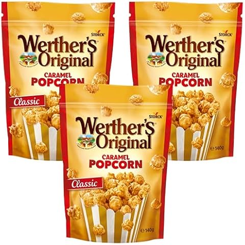 Werthers Original Caramel Popcorn 140g Pack Cover