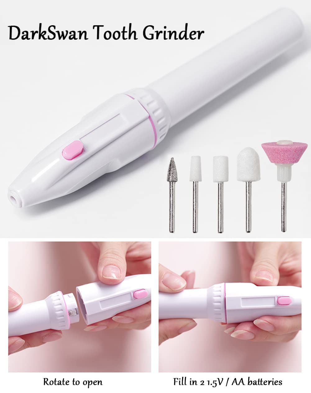 Zahnschleifer, dental elektrische kleine Mühle, Polieren und Reparieren von Zähnen, Reinigung und Entfernen von Kalkül