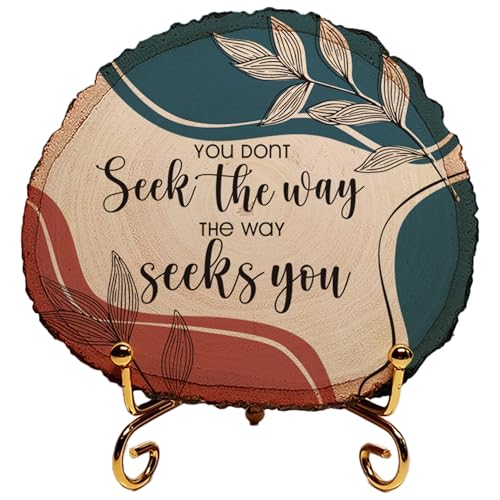 Image of MOTIVATIONAL GIFTS Seek Wooden Motivational Quotes Table Decorative Gifts Wood Showpiece For Office Table Living Room