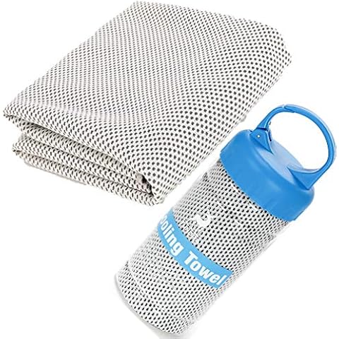 Fauhsto Cooling Sports Towel, Sport Cooling towels, Lightweight & Microfiber Ice Cold Sweat Towel for Men Women, Perfect for Fitness, Yoga, Running, Workout, Gym, Golf,Camping,Cycling Towels Cover