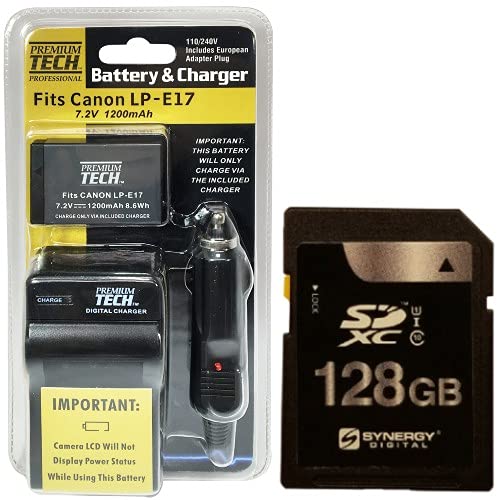 Synergy fW^ANZT[LbgACanon EOS Rebel T6i DSLR fW^Jœ삵܂:PT96[dAPTLPE17obe[ASY-SD128GB[J[h