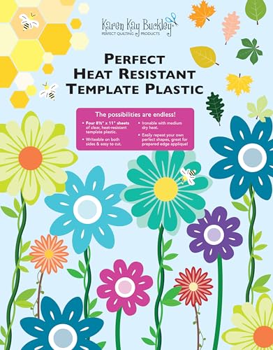 Gabarit en plastique Karen Kay Buckley KKB029 outil patchwork résistant chaleur pour fer à repasser