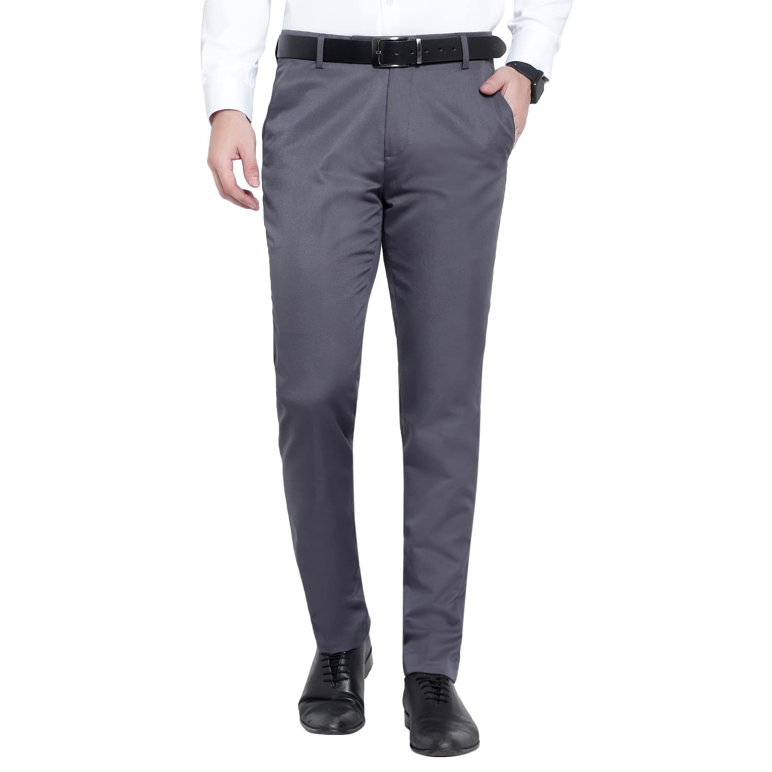 louis italio Solid Formal Pants for Men Office Wear (Plain) - Premium Regular Fit Formal Trouser for Men, Boys, Gents - Formal wear for Office Meeting, Party, Gathering-picture-45