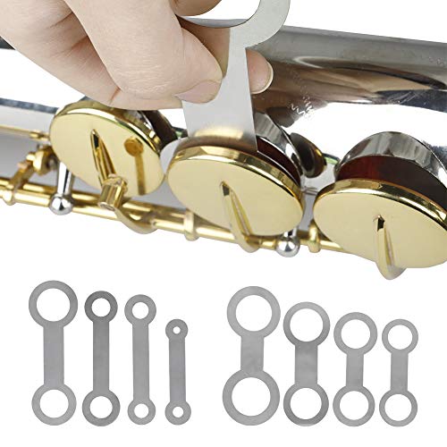 Almofada de pressão plana de saxofone, 8 unidades/conjunto Almofada de pressão plana de saxofone dur