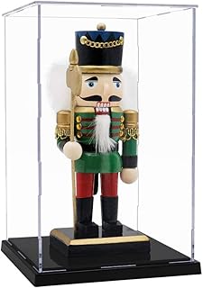 Tingacraft Acrylic Display Case (5.1 x 5.1 x 8.3 inch) Clear Box for 6 inch 7 inch Action Figure, Assembly Required