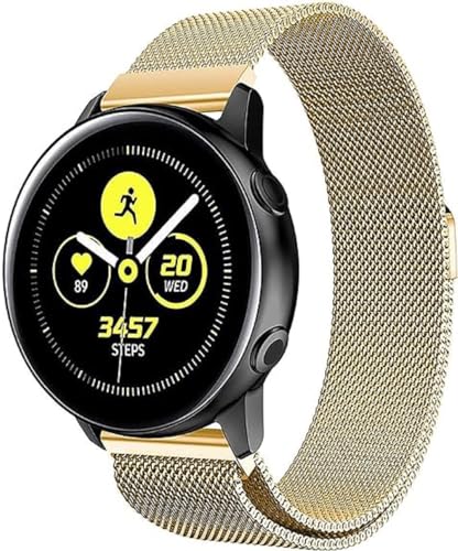 Image of 22 MM Strap, Compatible with Galaxy Watch 3 45mm /Sam-sung Galaxy Watch 46mm /Gear S3 Frontier /Classic Band, 22mm Stainless Steel, Metal Strap for Galaxy Watch 46mm Smartwatch
