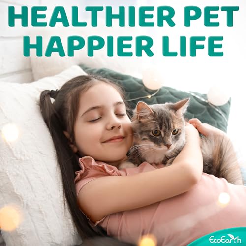 EcoEarth Premium-Augentücher für Hunde und Katzen – 100 Stück – Reinigungspads für die Augen von Haustieren zum Entfernen von Flecken, Krusten und Ausfluss