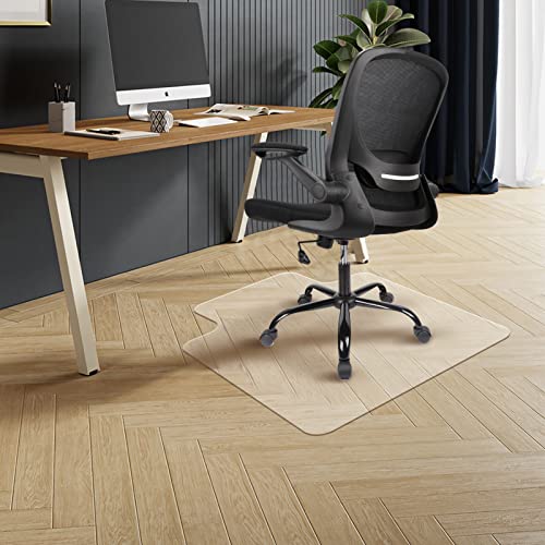 Komene Clear Chair Mat Desk Chair Mat Waterproof Floor Mat Office Chair Mat Thick Vinyl Mat Non Slip Floor Protector Mat for Hardwood Floor Multiple Sizes Chairmats for Tile, Marble, Hardwoods