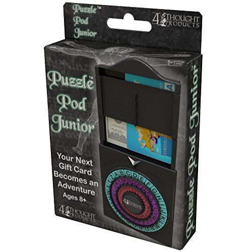 Puzzle Pod Junior - Gift Card Puzzle Box, Cash And Gift Card Holder, Brain Teaser Money Puzzle #TOP2