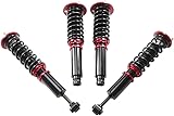 STRUTSTORE Coilovers Suspension Kit Fit for Honda for Accord 1998-2002, for Acura for CL 2001-2003, for Acura for TL 1999-2003 Coilovers Struts, Height Adjustable Lowering Kit, Red