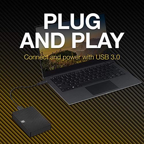 Seagate Expansion, 5 TB, External Hard Drive HDD, 3.5 Inch, USB 3.0, PC & Notebook, 2 Years Rescue Services (STKM5000400)